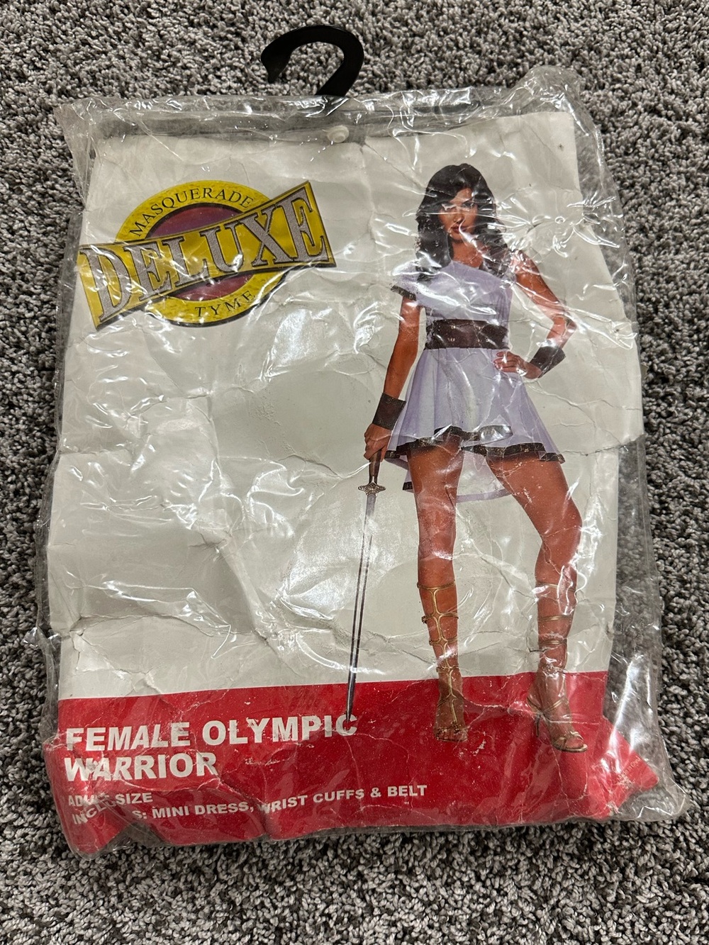 Deluxe Masquerade Female Olympic Warrior Costume (M)